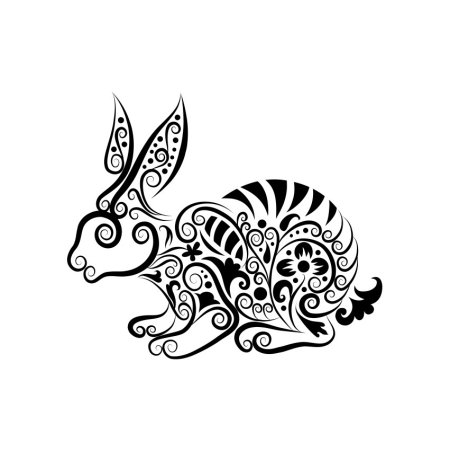 Трафарет Льва для тату