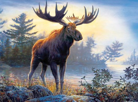 Картина лоси