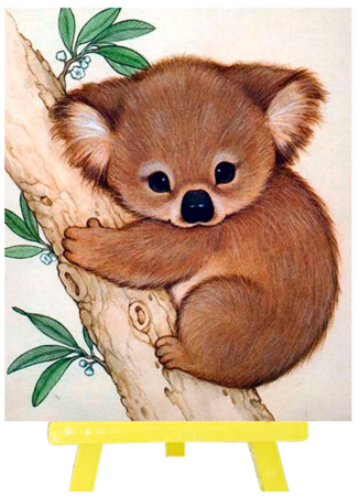 Алмазная мозаика коала