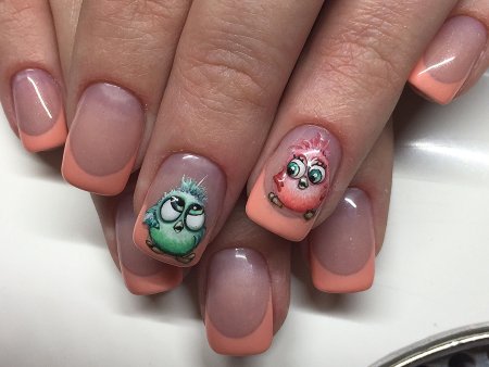 Маникюр с животными