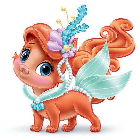 Принцесса Ариэль с питомцем