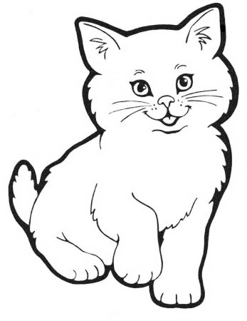 Раскраска кот