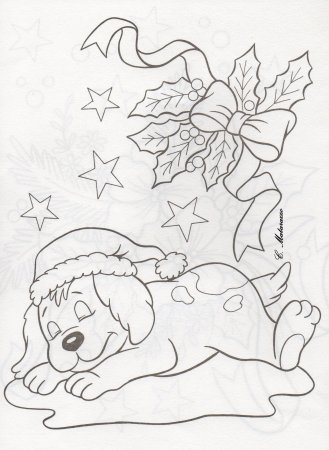 Новогодние рисунки для срисовки карандашом
