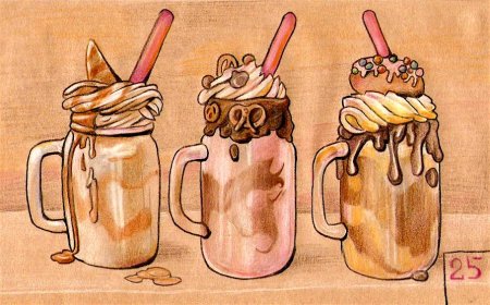 Рисунки для срисовки еда