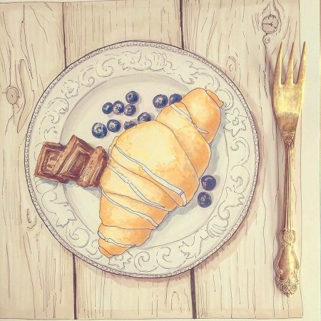 Скетч маркеры для рисования еды