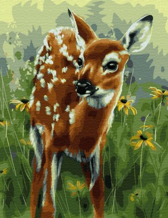 Алмазная мозаика Олененок