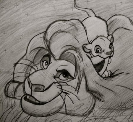 Eskiz Disney Король Лев