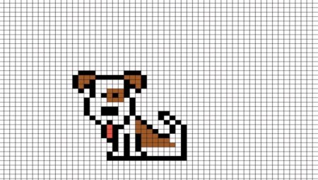 Рисунки по клеточкам в тетради мышь