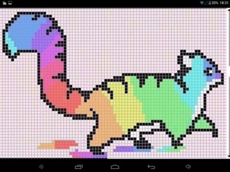 Легкие рисунки по клеточкам животные