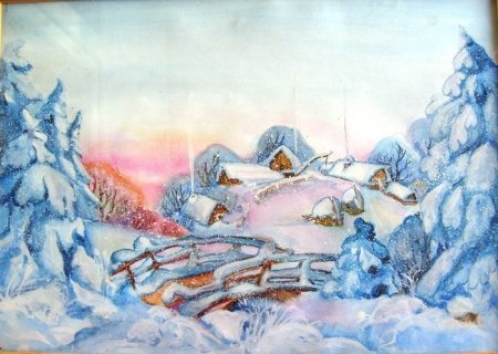 Зимняя фантазия рисунок