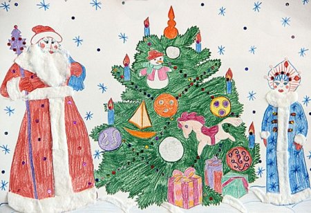 Рисунок на новогоднюю тему