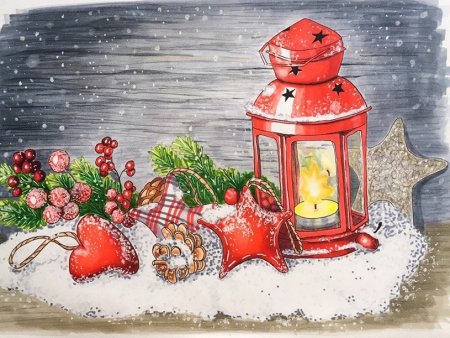 Новогодний Снеговик