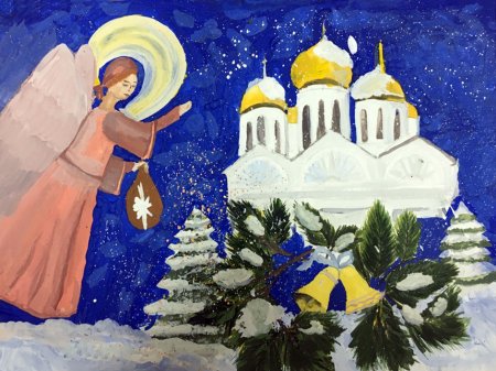 Рождественские рисунки