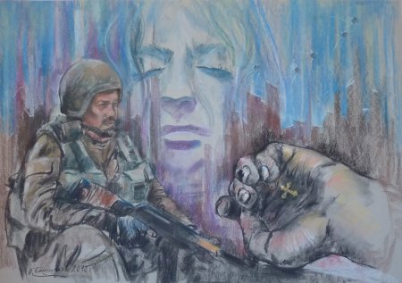 Рисунок на военную тематику