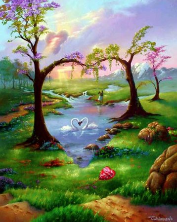 Картинки сказочные пейзажи