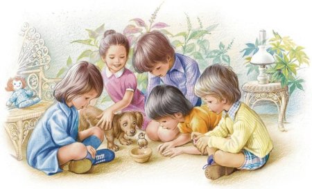 Дети иллюстрация