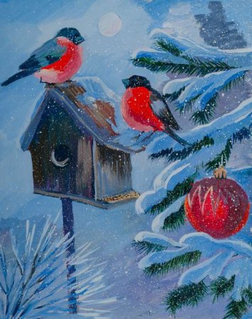 Рисование Зимушка зима