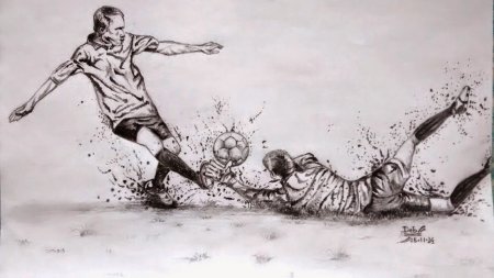 Иллюстрации на тему футбола