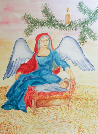 Рождественские рисунки