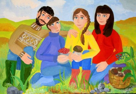 Семья рисунок