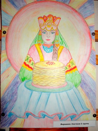 Конкурс рисунков Масленица