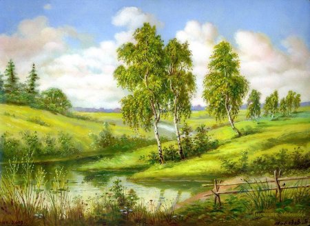 Пейзажи для рисования гуашью