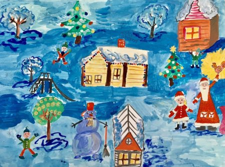 Рождественские рисунки