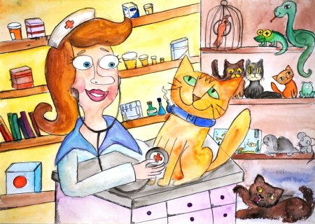 Кондитер рисунок детский