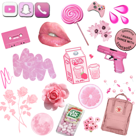 Розовые наклейки для распечатки