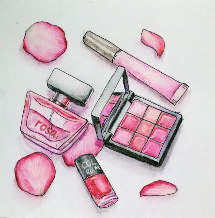 Нарисованная косметика