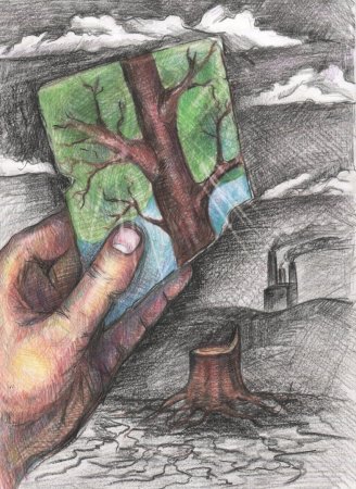 Экологический плакат