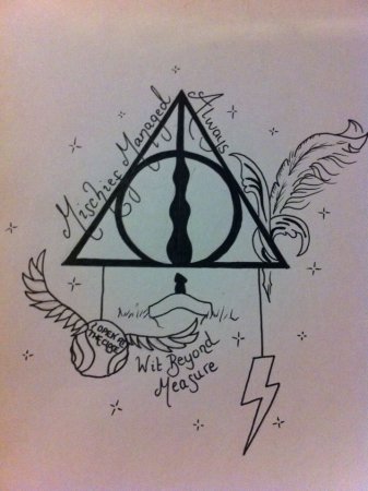 Рисунки на тему Гарри Поттер