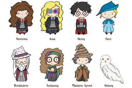 Стикеры Гарри Поттер