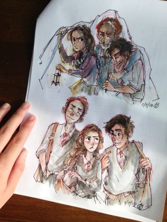 Золотой снитч Гарри Поттер рисунок легко