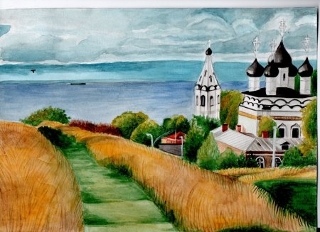 Россия рисунок