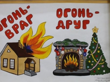 Рисунок огонь друг и враг