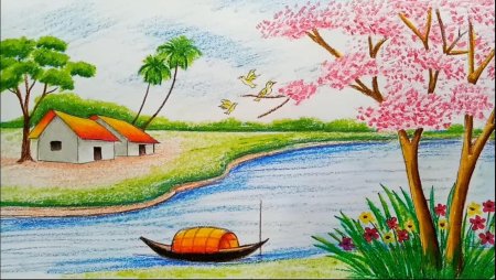 Пейзажи для срисовки
