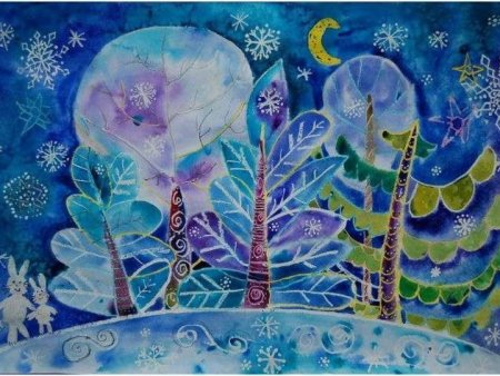 Зимняя сказка рисунок