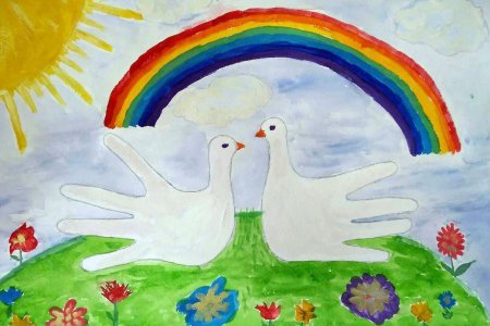 Рисование на тему мир