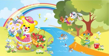 Красочные иллюстрации для детей