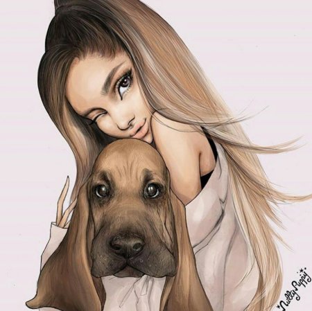 Ариана Гранде рисунок мило