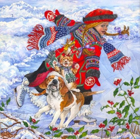 Рождественские мотивы в живописи