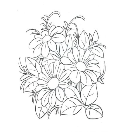 Жостовская роспись раскраска