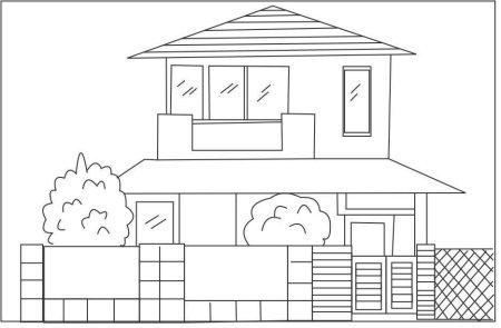 Рисунок на тему мой дом