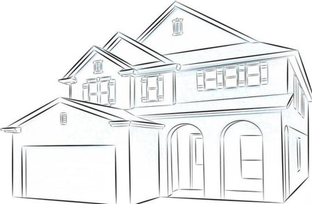 Детские рисунки домов