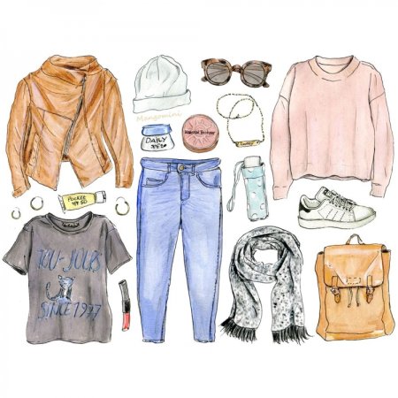 Нарисованная одежда