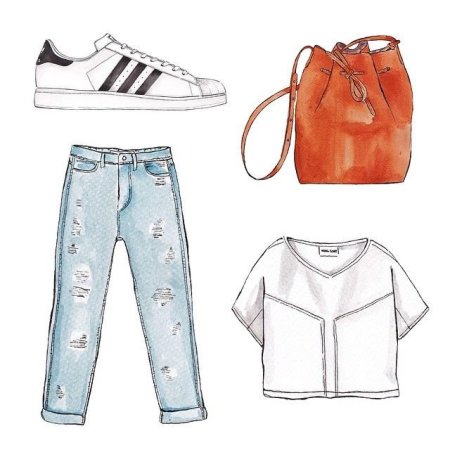 Одежда для срисовки