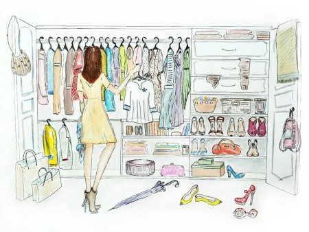 Летняя одежда рисунок