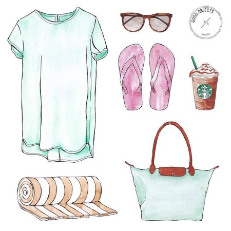 Рисунки одежды для срисовки