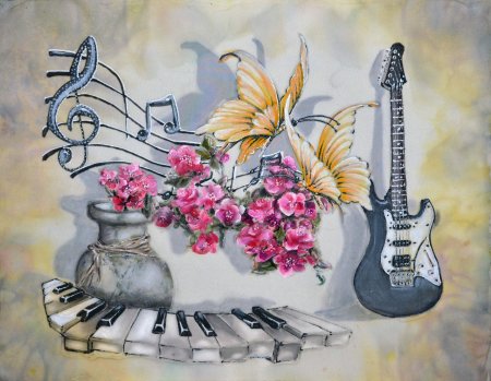 Вышивка музыкальная тематика